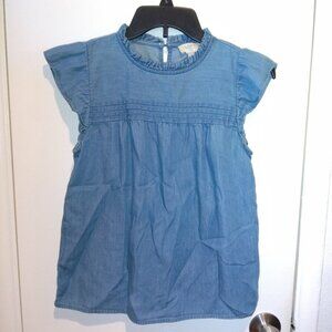 Loft Outlet Light Chambray Blouse